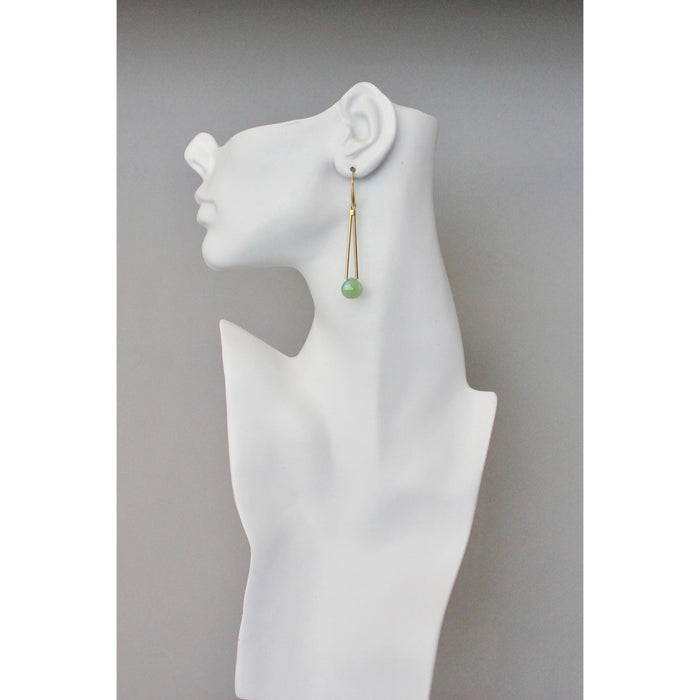 Green Onyx Earrings