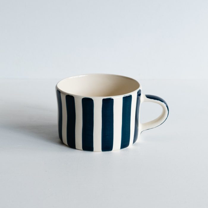 Musango Large Mug Navy Stripe