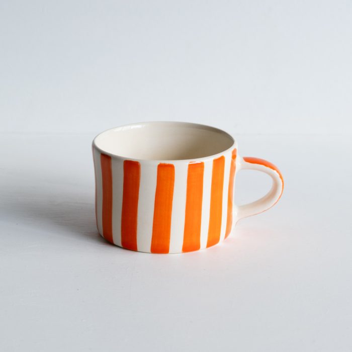 Musango Large Mug Tangerine Stripe