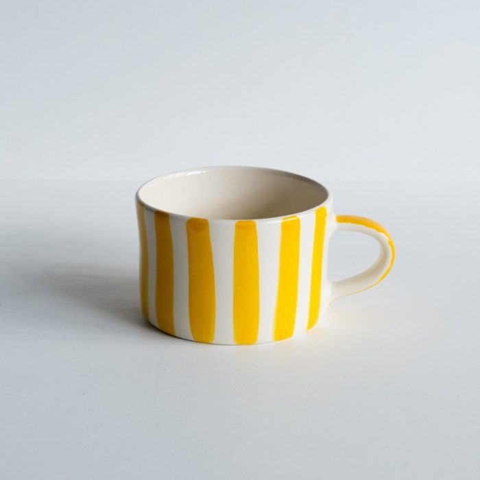 Musango Large Mug Tumeric Stripe