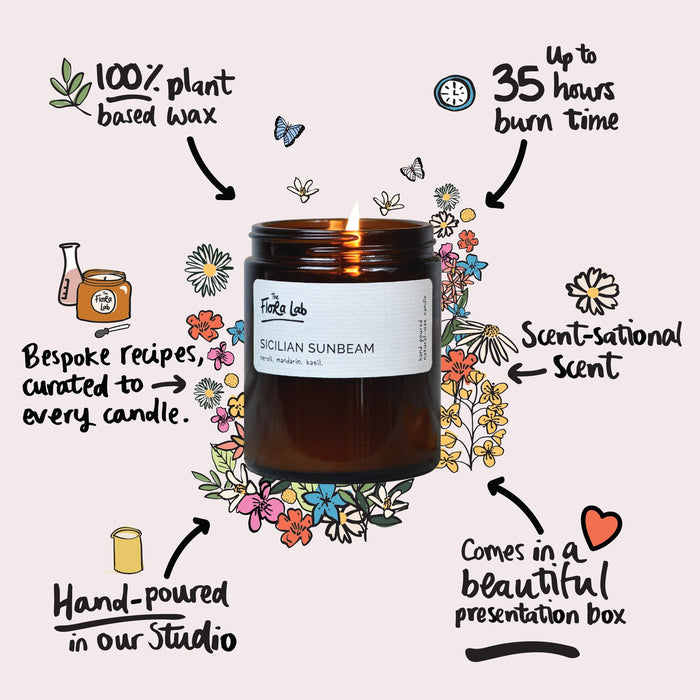 The Flora Lab Stargazer Candle